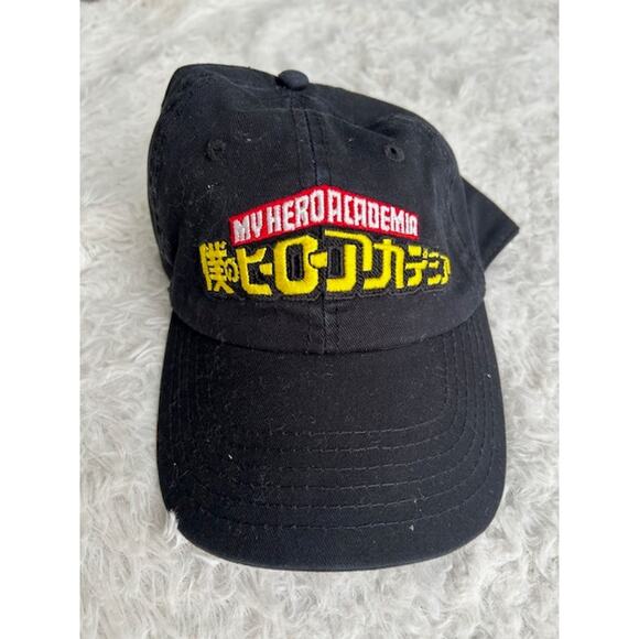 Funimation My Hero Academia Black Baseball Cap - Picture 1 of 9